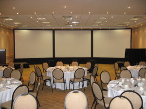 Panasonic PT-VMZ61 projecting vibrant visuals for a large venue