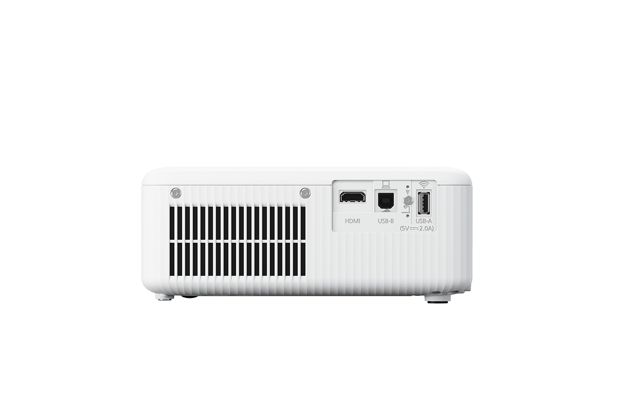 Epson CO-WX02 WXGA Projector – Versatile Connectivity Options Epson CO-WXx02 WXGA Projector showing multiple connection ports including HDMI and VGA.