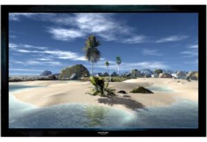 Grandview fixed frame screen models including Prestige, Acoustic Transparent, and ALR designs.