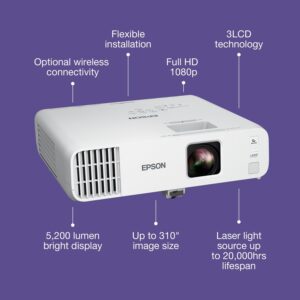 Epson EB-L270F projector for professional training room presentations